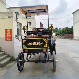 Venta Directa de Fábrica en China: Carruaje de Caballos Turístico de 2 Filas, Carruaje de Caballos Victoriano para Bodas - Product Image 6