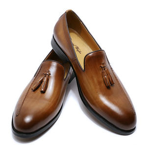 Nuevo traje de negocios formal de la marca de lujo Oxford, en negro y marrón, y zapatos para hombre. - Product Image 4