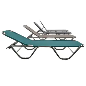 Yoho Modern Aluminium Chaiselongue Swimmingpool Stuhl Verstellbare Garten Lounge Bett Patio Lounge