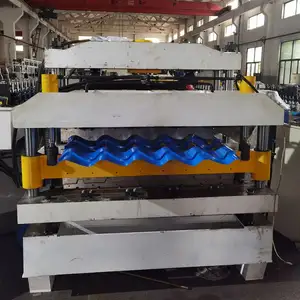 Macchina per il rollforming di tegole metalliche per tetto macchina pressa per rotolo fabbrica di macchine