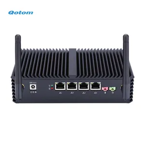 Máy Tính Để Bàn Mini Core I5 Với 4 Cổng Intel LAN Để Xây Dựng Bộ Định Tuyến Wi-Fi, Qotom Mini PC Không Quạt Công Nghiệp Gia Đình Văn Phòng PC