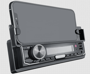 Dudukan ponsel mobil, pemutar mp3, audio radio mendukung BT 12v, aux mobil dengan USB ganda dengan pengisian daya ponsel - Product Image 4