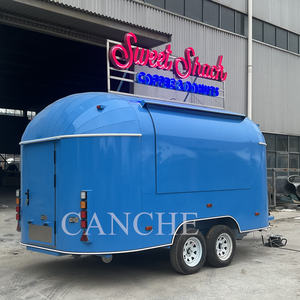 Camion de restauration mobile entièrement équipé en acier inoxydable pour la vente de snacks et de barbecues sur mesure, conforme aux normes européennes - Product Image 6