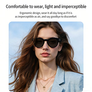 Lunettes Intelligentes IA avec Caméra 800W, <span class=keywords><strong>Photo</strong></span> HD, Traduction, Enregistrement Vidéo et Appel, Anti-Lumière Bleue, Lunettes de Vue et de Soleil - Product Image 2