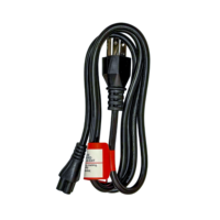 Câble d'extension IEC de haute qualité avec prise américaine à 3 broches, 1 m, isolé en PVC, âme en cuivre flexible, pour ordinateur de bureau, ordinateur portable, moniteur