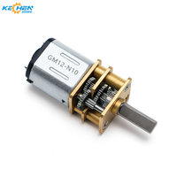 Motor DC Brushless Gearing Mini Gm12 N10 Torsi Tinggi 12mm 3V/6V/12V Baja Tahan Karat untuk Robot, Sepeda Listrik, Rumah Pintar & Peralatan