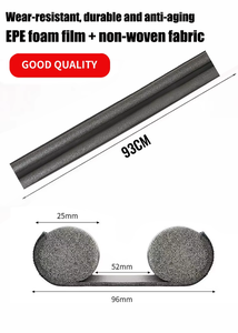 In fabbrica Custom tiraggio tappo a prova di rumore può tagliare qualsiasi dimensione schiuma striscia di tenuta inferiore della porta in pelle sotto la porta - Product Image 2