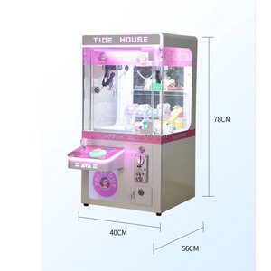 Quà Tặng Đồ Chơi Nhồi Bông Mini Phong Cách Mới Móng Vuốt Cần Cẩu Với Máy Chấp Nhận Hóa Đơn Máy Chơi <span class=keywords><strong>Game</strong></span> Chạy Bằng Tiền Xu - Product Image 2