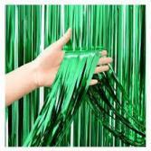 Tela para Cortinas DS-012 Verde Metálico, Poliéster No Tejido, Muy Ligera, Tela Textil para el Hogar, Diseño Liso - Product Image 3