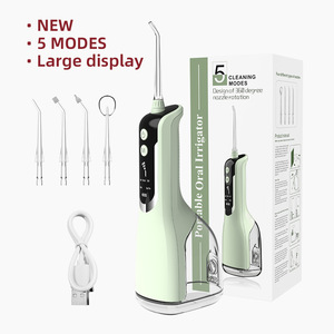 Hydropulseur dentaire portable étanche pour blanchiment des dents, jet d'eau dentaire 300ML, nettoyeur de dents - Product Image 1
