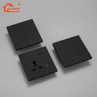 OEM/ODM usine UK standard gris panneau 86 146 type interrupteur mural prise Usb usage domestique prise de courant avec prises murales