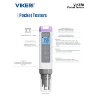 Testeur de pH/ORP/Conductivité de Poche pour Laboratoire, Analyseur Numérique de Qualité de l'Eau, Type Stylo, avec Sonde Remplaçable, OEM