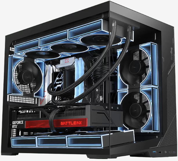Custom Gaming PC Desktop Computer for Gaming with GPU RTX5070 12GB Gaming OC CPU 9700X 32GB Memory 1TB Hard Disc