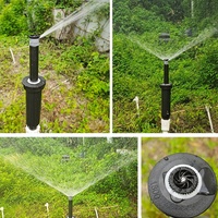 HYRT 1/2 "Buses femelles en plastique 360 degrés tête de dispersion sol enterré arroseur système d'irrigation de jardin