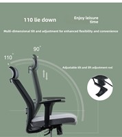 Chaise de bureau exécutive ergonomique en maille moderne, non pivotante, à base fixe, confortable, pour salle de conférence, directement de l'usine