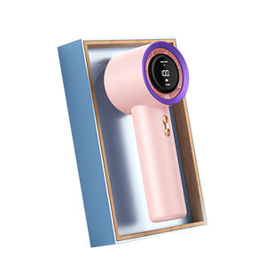 Ventilateur électrique portable en plastique, mini USB rechargeable, écran LED, turbo haute vitesse, 5V, sans lame, ventilateur de poche, espagnol - Product Image 1