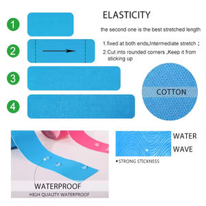 EONBON Venta al por mayor de cinta de kinesiología elástica hipoalergénica de 5 cm x 5 m, cintas de kinesiología y cintas deportivas <span class=keywords><strong>para</strong></span> lesiones y dolor. - Product Image 3
