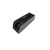 Pembaca Kartu Magnetik 3-in-1 WNF MSR6X-BT untuk Membaca/Menulis 123-track untuk Windows/Mac/Android/ISO POS