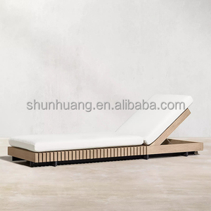 Meilleur prix tout temps mobilier d'extérieur villa <span class=keywords><strong>piscine</strong></span> en bois massif <span class=keywords><strong>transat</strong></span> chaise de plage chaise longue - Product Image 4