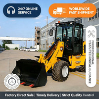 Chargeuse sur pneus articulée compacte professionnelle H280 4x4 avec moteur à couple élevé et temps de cycle rapide et fiable