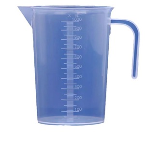Taza medidora de plástico graduada de 1000 ml, resistente al calor, de calidad alimentaria, para medir leche y té. - Product Image 1