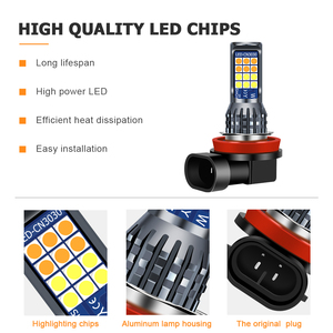 Nóng Nhất H8 H11 H9 <span class=keywords><strong>12V</strong></span> Bóng Đèn Tự Động 3030 24SMD Đèn Sương Mù Cho Xe - Product Image 2