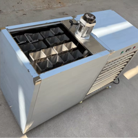 Machine à glaçons commerciale automatique en acier inoxydable avec moteur, production de 500 kg/jour, support OEM, machine à glaçons haute précision