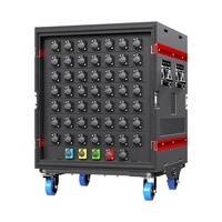 Mallette pour porte-bagages avec amplificateur 12u, boîtier avec 4 roues/amplificateur 12u