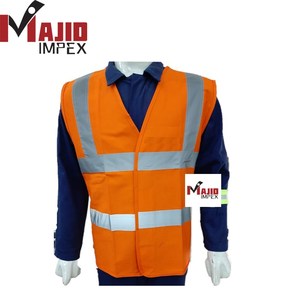 Chaleco de trabajo de seguridad vial para exteriores reflectante de alta visibilidad, ropa de malla, múltiples bolsillos, tráfico personalizado, logotipo personalizado, chaleco de seguridad - Product Image 4