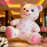 Ours en peluche en tissu Oxford 420D pour la Saint-Valentin, ours en peluche géant pour la décoration de festival, ours en peluche en peluche