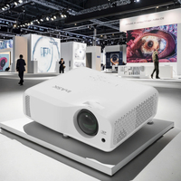 Projecteur laser DLP à courte focale 1080p pour les entreprises et l'éducation Correction trapézoïdale et correction des coins 4800-5000 lumens