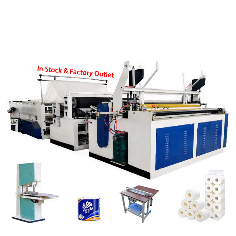 Full Automatic Small Toilet Paper Making Machine Toilet Paper Roll Making Machine Production Line Factory Price