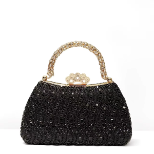 High Quality Fashion Ladies Evening <b>Wedding</b> Party <b>Clutch</b> Bag with Full Beading and Waterproof Design for Women - Product Image 5