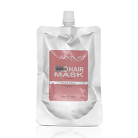 Krim Perawatan Rambut Herbal Minyak Argan Hidrolisat Keratin Grosir Formula Pelembap Label Pribadi Perawatan Tanpa Bilas
