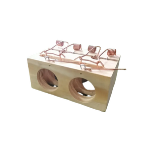 Nhân đạo rat Snap bẫy động vật gặm nhấm bằng gỗ Chuột bẫy động vật gặm nhấm Killer với hai lỗ Chuột bẫy - Product Image 3