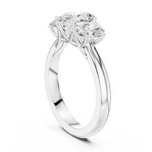 Magnifique bague en or 10Kt 14Kt 18Kt 22Kt plaqué rhodium avec diamant de laboratoire pour femme, idéale pour mariage, fiançailles, bijoux fins, cadeau - Product Image 3