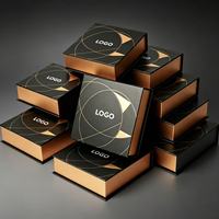 Boîtes rigides magnétiques personnalisées en gros, écologiques, recyclables, carrées, pour emballage alimentaire, bonbons, chocolat, avec lamination brillante UV 2 mm