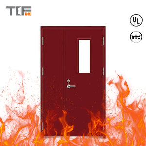 <span class=keywords><strong>Porte</strong></span> intérieure résistante à l'épreuve du feu en acier extérieur résistant à la protection contre le feu pour la maison, le sous-sol, l'appartement et l'hôpital - Product Image 3