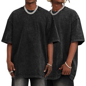 2025 Men's T-<b>Shirts</b> Oversized Vintage Tees Unisex Heavyweight 100% <b>Silk</b> Cotton Classic Short Sleeve Tee <b>Shirts</b> - Product Image 1