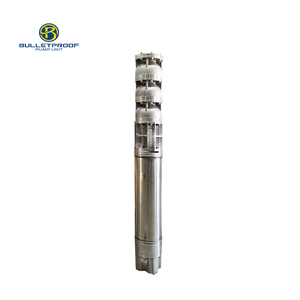 Pompe submersible profonde en acier inoxydable Bulletproof triphasée 380V-660V pour le pompage d'eau de puits, conception multi-étages haute pression - Product Image 1