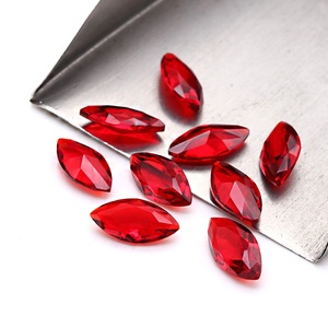 Yingma bijoux pas cher en gros <span class=keywords><strong>prix</strong></span> 100 pièces par sac <span class=keywords><strong>marquise</strong></span> forme saphir bleu <span class=keywords><strong>verre</strong></span> pierre précieuse en vrac pour la fabrication de bijoux - Product Image 4