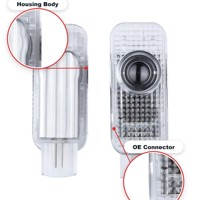 Kit d'éclairage d'ambiance personnalisé HD LED pour portière de voiture, projecteur de logo de bienvenue pour Audi A3 A4 A5 A6 B8 B9 C7 Q5 Q7 R8 TT 12V