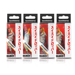 Esche <span class=keywords><strong>Artificiali</strong></span> Shimano QS-X25U 2.5# 9g Egi-oh per Polpi Gamberi <span class=keywords><strong>Seppie</strong></span>, Gambero Luminoso Fluorescente per Calamari, Esca Rigida per la <span class=keywords><strong>Pesca</strong></span> a Egi - Product Image 1