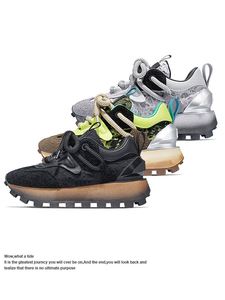 Sneakers Sportive Classiche da Uomo con Suola Spessa, Traspiranti e Leggere per Passeggio Casual, Moda Primavera/Inverno - Product Image 4