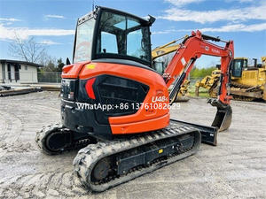 Mini-excavatrice sur chenilles Kubota U48 d'occasion, 4,7t, haut de gamme, prête à l'emploi, automatique, pour travaux légers - Product Image 3