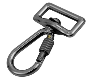 Mousqueton à dégagement rapide avec verrouillage à vis pour sac ou sangle - Product Image 1