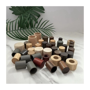 Tapón de Corcho Sintético de Madera de Nogal Grande Personalizado HZ para Botellas de <span class=keywords><strong>Ron</strong></span>, Tequila, Ginebra y Whisky - Product Image 2