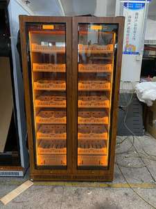 ตู้แช่อาหารสแตนเลส NE-106 พร้อมระบบควบคุมความชื้นและอุณหภูมิแบบสองโซน ประตูกระจกกันฝ้าอัตโนมัติ ทำจากไม้ซีดาร์สเปน ความจุ 860 ลิตร พร้อมคอมเพรสเซอร์ขนาดใหญ่ - Product Image 4