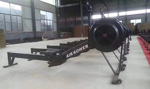 Équipement de Fitness, équipement robuste en acier allié noir pliable <span class=keywords><strong>rameur</strong></span> <span class=keywords><strong>Cardio</strong></span> Air <span class=keywords><strong>rameur</strong></span> - Product Image 5