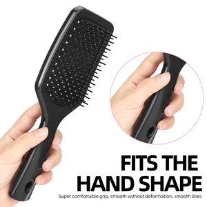 Peine Desenredante Ligero con Ventilación <span class=keywords><strong>para</strong></span> el Cuidado Diario del Cabello y Uso en Salón, Cepillo Desenredante con Diseño Hueco - Product Image 3